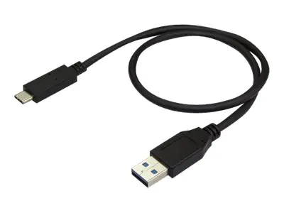 StarTech USB auf USB-C Kabel - St/St - 0,5m - USB 3.1(10Gbit/s) - USB A zu USB C Kabel - USB 3.1 Typ C Kabel - USB-Kabel - USB Typ A (M) bis USB-C (M) - USB 3.1 Gen 2 - 50 cm - für P/N: 4SD4FCRU31C, HBS304A24A, M2E1BMU31C, M2E1BRU31C, PEXUSB311AC3, SDOCK4