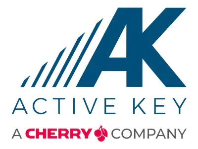 Active Key Medical AK-PMH21 - Maus - Hygiene, mit Touch-Scroll-Sensor - ergonomisch - rechts- und linkshändig - optisch - 2 Tasten - kabellos - 2.4 GHz - kabelloser Empfänger (USB) - Schwarz