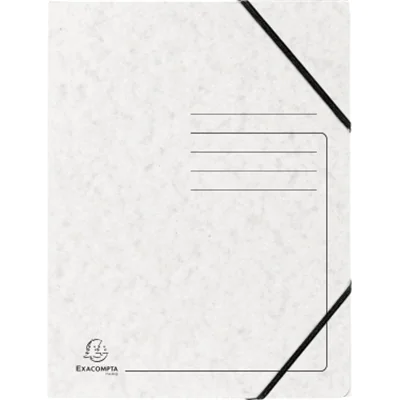 Exacompta 555406E, Zeichenmappe, A4, Pressspan, Weiß, Porträt, 250 Blätter