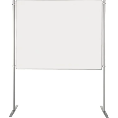 Ultradex Stellwand 747408 150x120cm beids. Whiteboard Stabfuß weiß