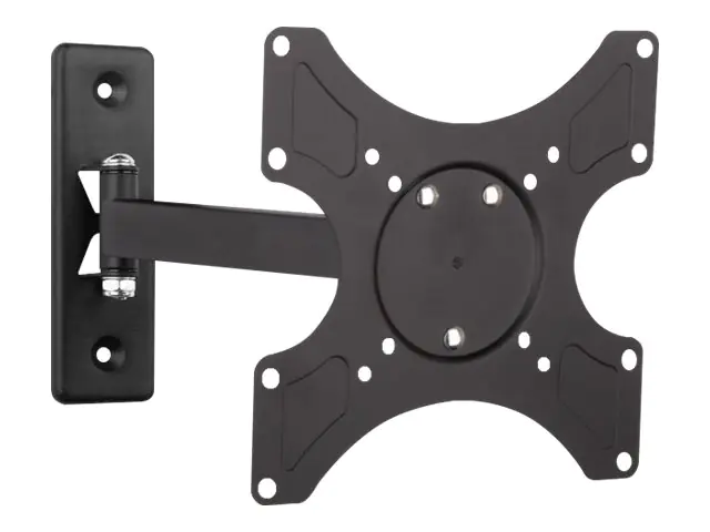 TECHly - Befestigungskit (Wandplatte, VESA-Adapter) - für Flachbildschirm - Schwarz - Bildschirmgröße: 48.3-94 cm (19"-37")