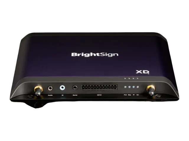 BrightSign XD6 XD236 - Digital Signage-Player - SSD - 256 GB - BrightSign OS - 4K UHD (2160p)