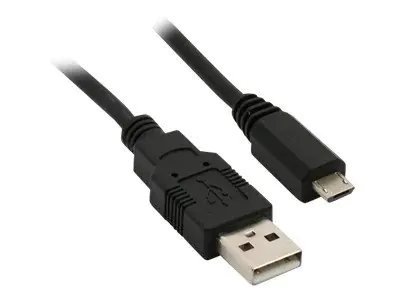 InLine - USB-Kabel - USB (M) zu Micro-USB Typ B (M) - 1.5 m - Schwarz