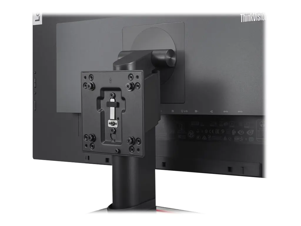 Lenovo Tiny/Nano Monitor Clamp II - Thin-Client-zu-Monitor-Halterung - Schwarz - für ThinkCentre M70q Gen 2; M70q Gen 3; M75t Gen 2; M80q Gen 3; M90q Gen 3; ThinkStation P360