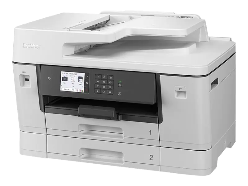 Brother MFC-J6940DW - Multifunktionsdrucker - Farbe - Tintenstrahl - A3 (Medien) - bis zu 25 Seiten/Min. (Kopieren) - bis zu 28 Seiten/Min. (Drucken) - 600 Blatt - 33.6 Kbps - USB 2.0, LAN, Wi-Fi(n), USB-Host, NFC