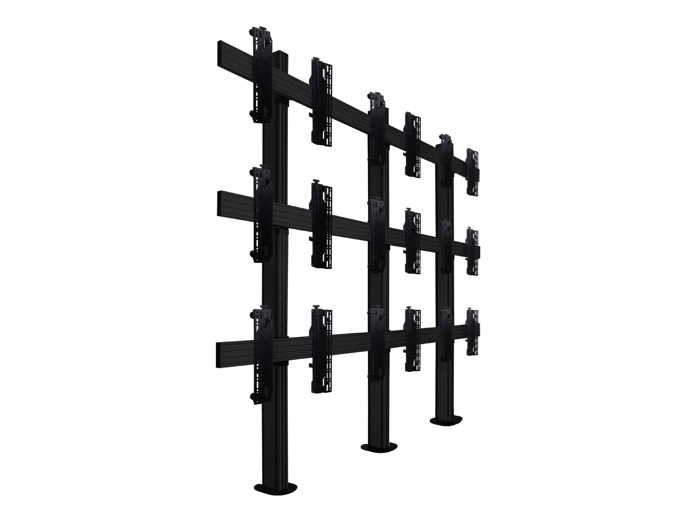 B-TECH System X BT8372-3X3-60 - Aufstellung - Schraubmontage - für 3x3-Videowand - universal -