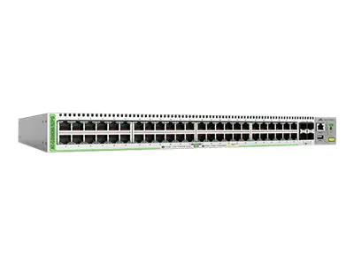 Allied Telesis CentreCOM GS980M/52PS - Switch - L3 - managed - 48 x 10/100/1000 (PoE+) + 4 x Gigabit SFP (Uplink) - an Rack montierbar - PoE+ (740 W)