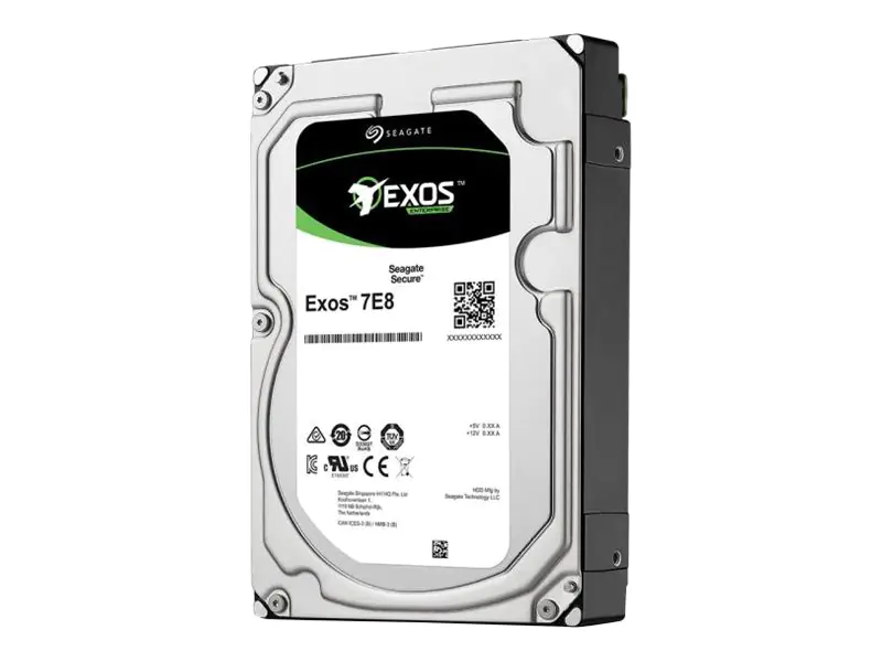 Seagate Exos 7E8 ST2000NM000A - Festplatte - 2 TB - intern - 3.5" (8.9 cm) - SATA 6Gb/s - 7200 rpm - Puffer: 256 MB