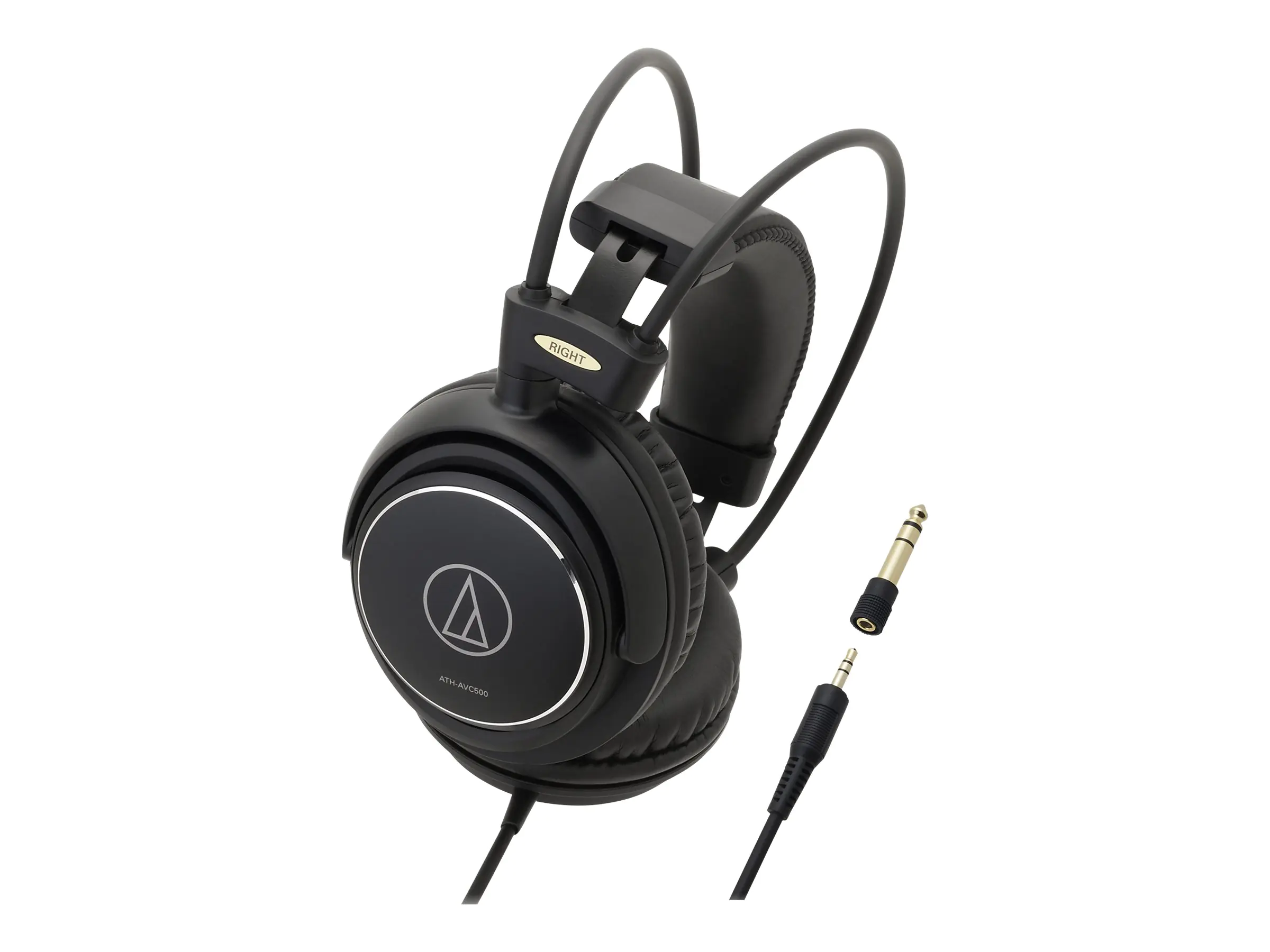 Audio-Technica ATH AVC500 - Kopfhörer - ohrumschließend - kabelgebunden - 3,5 mm Stecker - Schwarz
