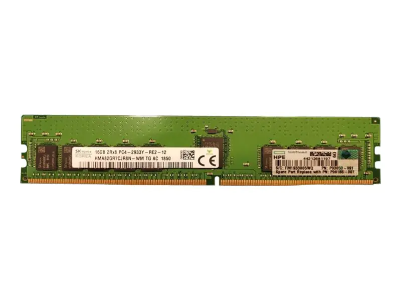 HPE SmartMemory - DDR4 - Modul - 16 GB - DIMM 288-PIN - 2933 MHz / PC4-23400 - CL21 - 1.2 V - registriert - ECC
