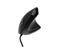 Dacomex V150U Vertical Mouse USB schwarz kabelgebunden - Maus - Optisch