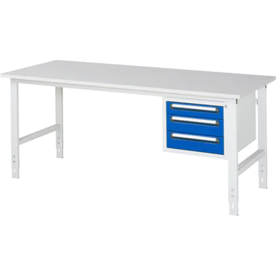 RAU Arbeitstisch Tom 2.000 x 760-1.080 x 800 mm (B x H x T)