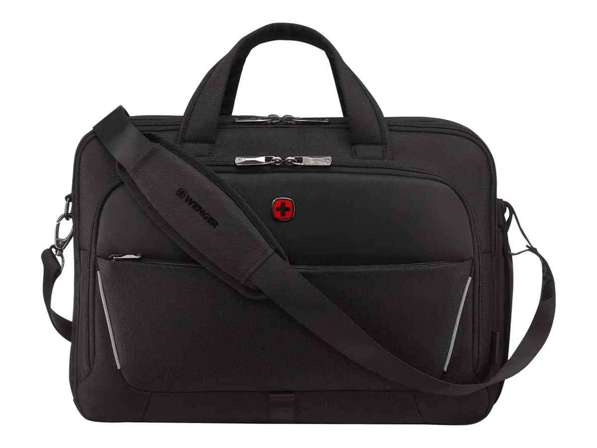 Wenger Meteor Brief 16 - 17'' Laptop Briefcase with Tablet Pocket Black