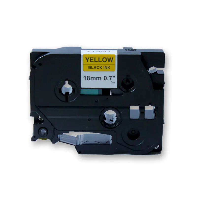 jetType Schriftband kompatibel zu Brother TZE-641 18 mm 8 m schwarz gelb