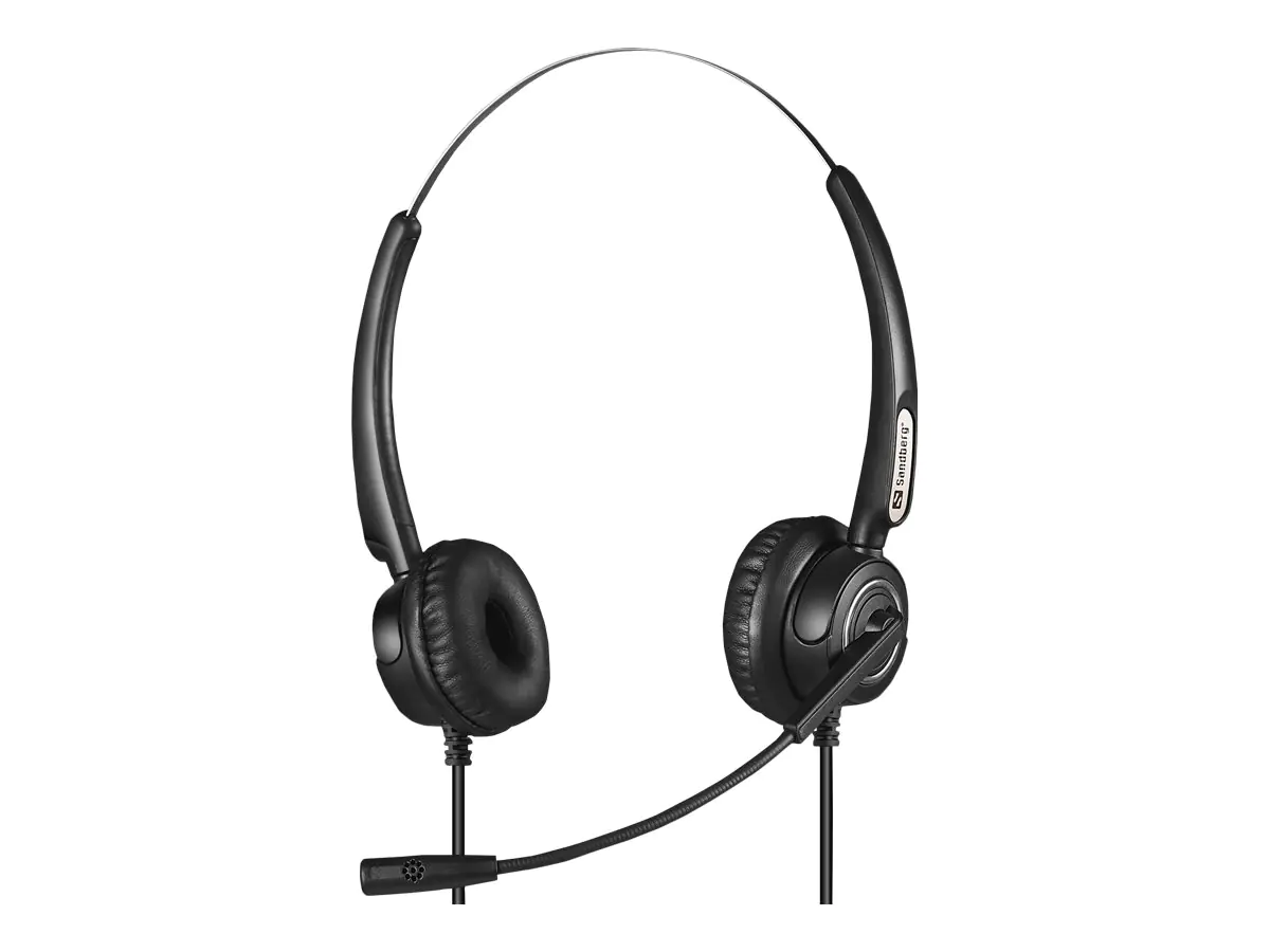 Sandberg USB+RJ9/11 Office Headset Pro Stereo - Headset - On-Ear - kabelgebunden - USB, RJ-11