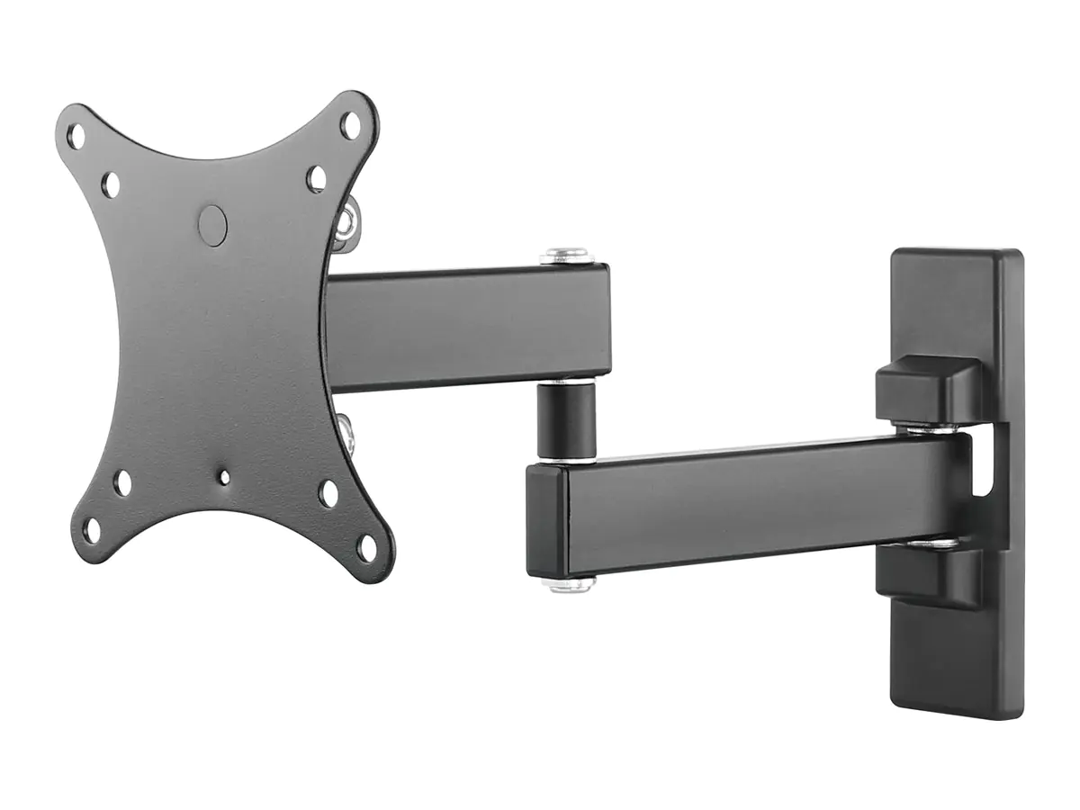 Vision VFM-WA1X1B - Befestigungskit (Wandarm) - für Monitor - kaltgewalzter Stahl - Schwarz - Bildschirmgröße: 33-68.6 cm (13"-27")