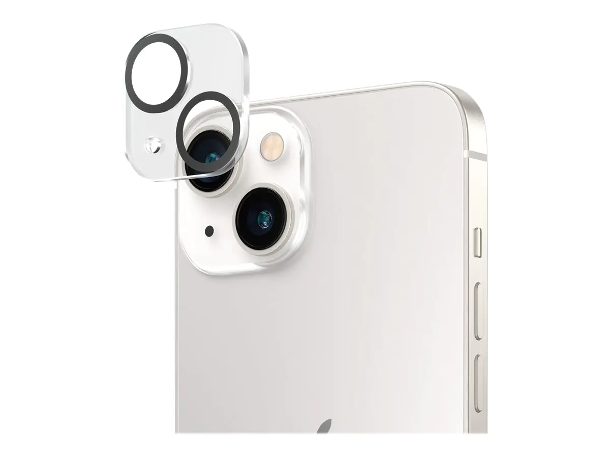 PanzerGlass PicturePerfect - Objektivschutz für Handy - Rahmenfarbe schwarz - für Apple iPhone 14, 14 Plus