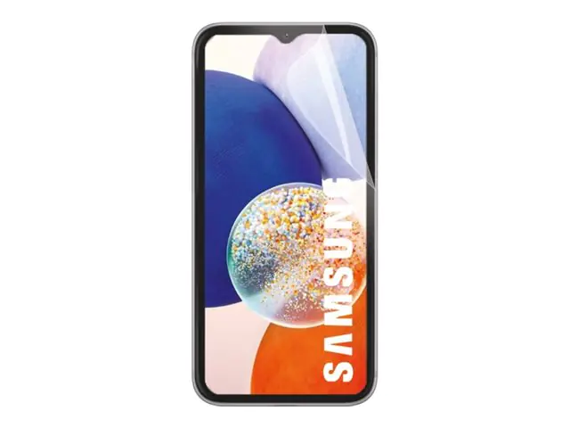 Mobilis - Bildschirmschutz für Handy - bruchsicher, stoßfest, IK06 - Folie - durchsichtig - für Samsung Galaxy A14