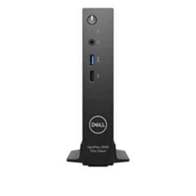Dell OptiPlex 3000 Thin Client - Thin Client - DTS - 1 x Pentium Silver N6005 / 2 GHz - RAM 8 GB - Flash - eMMC 64 GB - UHD Graphics - Wi-Fi 6E, 1GbE, Bluetooth - WLAN: 802.11a/b/g/n/ac/ax (Wi-Fi 6E), Bluetooth - Dell ThinOS - Monitor: keiner - Schwarz -