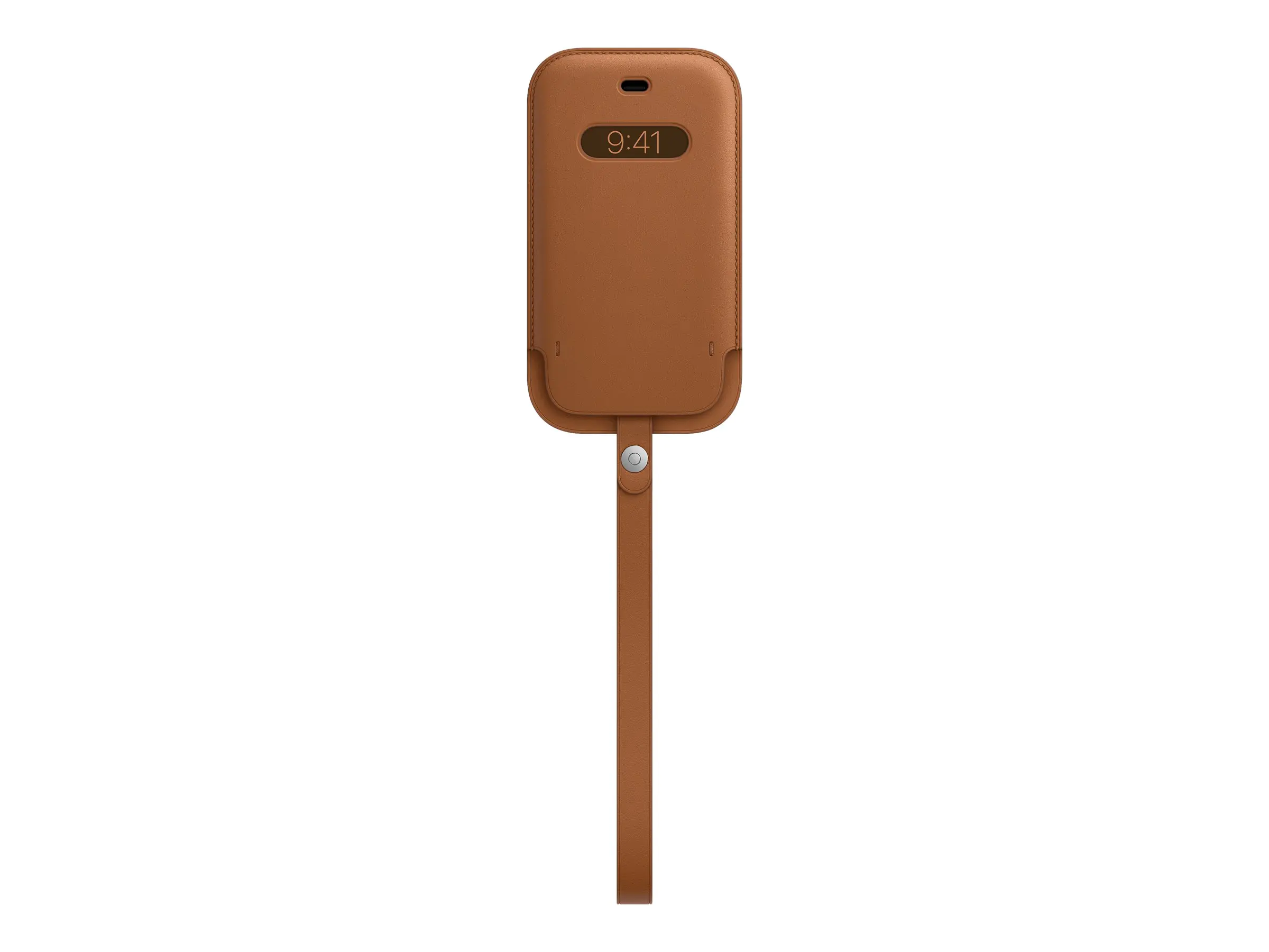 Apple - Schutzhülle für Mobiltelefon - mit MagSafe - Leder - Saddle Brown - für iPhone 12 mini