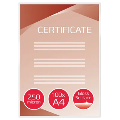 GBC Folientasche IB586040 DIN A4 250mic Polyester 100 St./Pack.