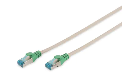 DIGITUS Premium - Crossover-Kabel - RJ-45 (M) zu RJ-45 (M) - 1 m - FTP - CAT 5e - geschirmt - Grau