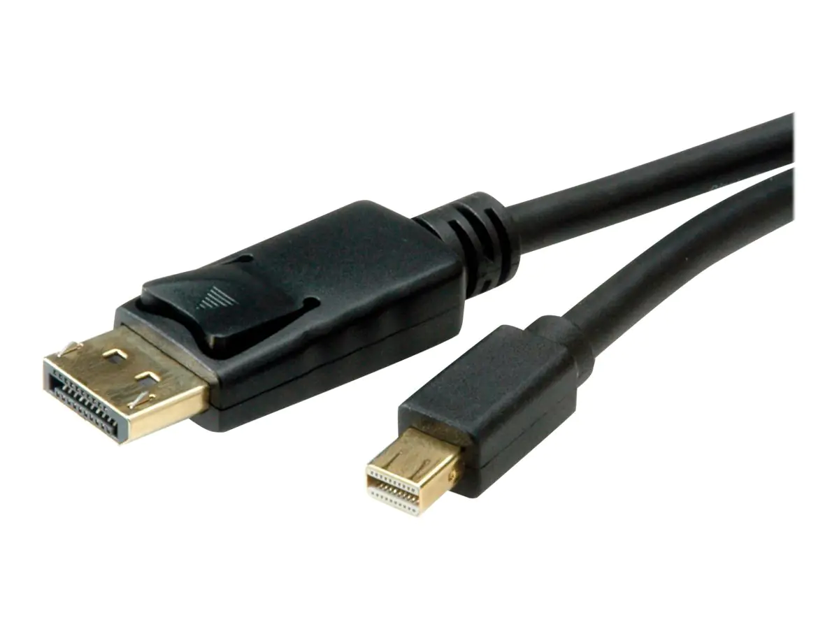 Roline - DisplayPort-Kabel - Mini DisplayPort (M) zu DisplayPort (M) - DisplayPort 1.4 - 2 m - Schwarz
