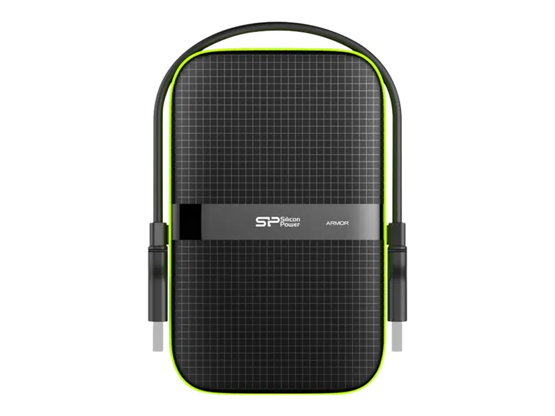 Silicon Power Armor A60 - Festplatte - 4 TB - extern (tragbar) - 2.5" (6.4 cm) - USB 3.0 - Schwarz