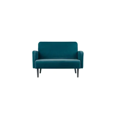 Paperflow Sofa easyChair LISBOA 1.240 x 830 x 815 mm (B x H x T) Samt (100 % Polyester) blau