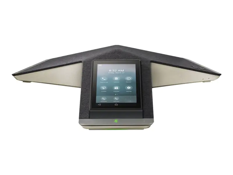 Poly Trio C60 NR - VoIP-Konferenztelefon - mit Bluetooth-Schnittstelle mit Rufnummernanzeige/Anklopffunktion - IEEE 802.11a/b/g/n (Wi-Fi) / Bluetooth 4.2 - fünfwegig Anruffunktion - SIP, SRTP, SDP - 3 Leitungen - Schwarz