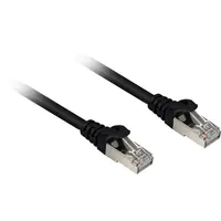 Sharkoon Cat.6a SFTP, 1 m, Cat6a, S/FTP (S-STP), RJ-45, RJ-45, Schwarz 4044951018345