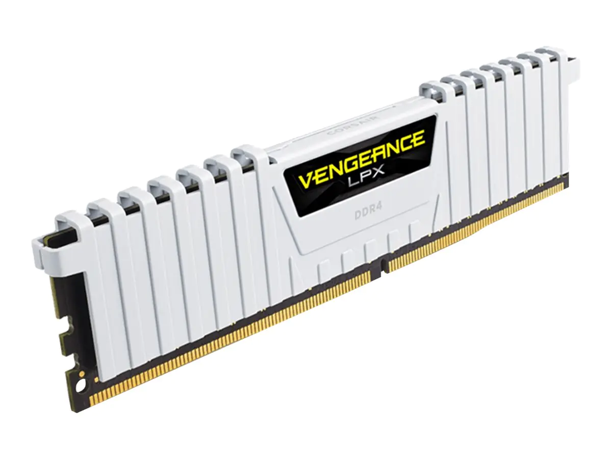 CORSAIR Vengeance LPX - DDR4 - kit - 16 GB: 2 x 8 GB - DIMM 288-PIN - 3000 MHz / PC4-24000 - CL16 - 1.35 V - ungepuffert - non-ECC - weiß