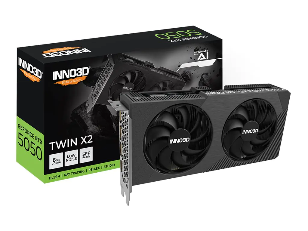 Inno3D RTX5050 Twin X2 GDDR6 HDMI 3xDP - Grafikkarte - PCI-Express