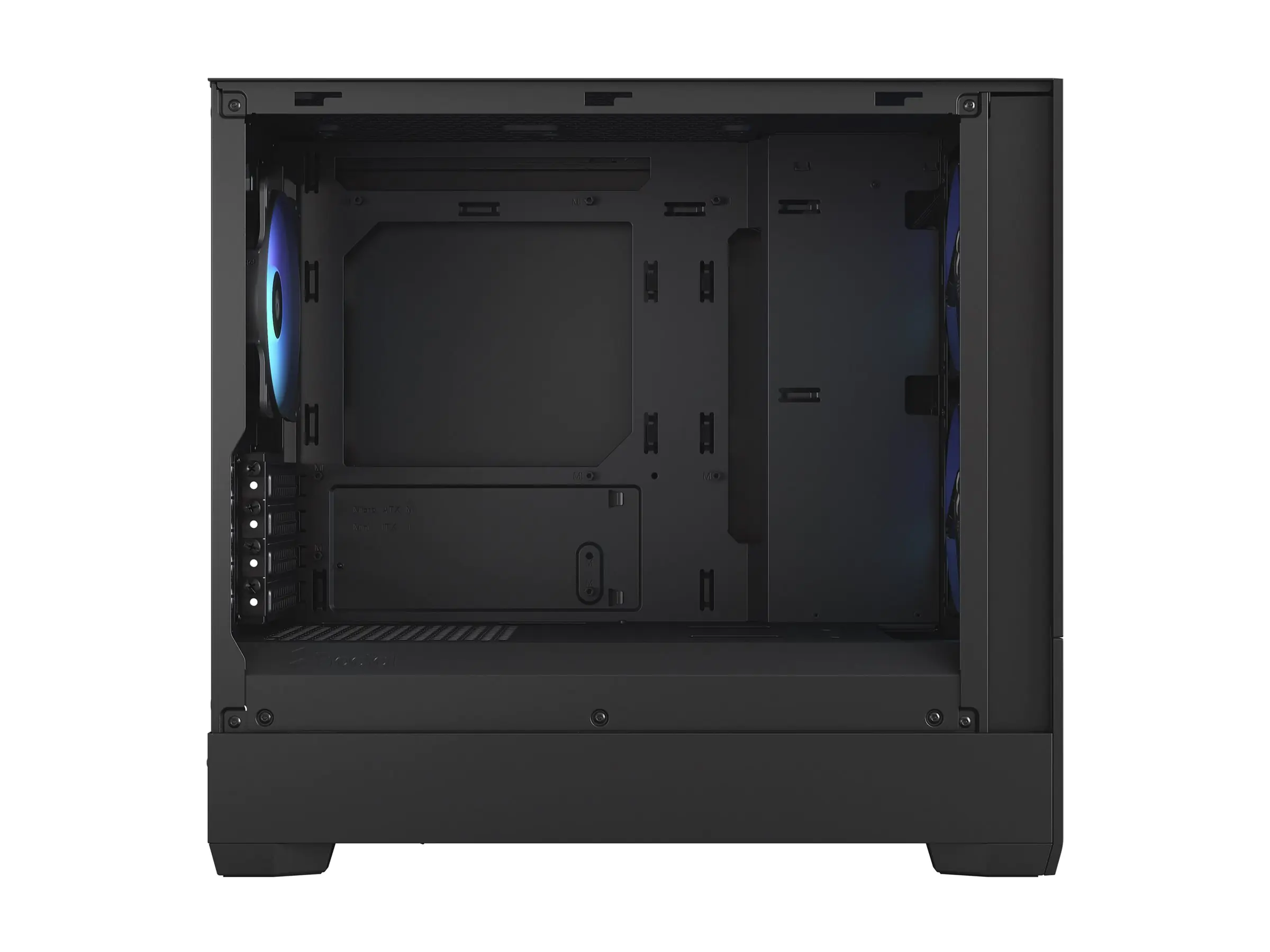 Fractal Design Pop Mini Air RGB - Tower - micro ATX - Seitenteil mit Fenster (gehärtetes Glas) - keine Spannungsversorgung (ATX) - Black TG Light Tint - USB/Audio - für Fractal Design Model D, Type D