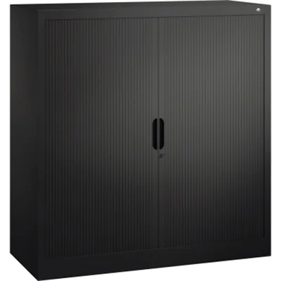 C P Omnispace Rollladenschrank schwarzgrau 2 Fachböden 120.0 x 42.0 123.0 323300S10042