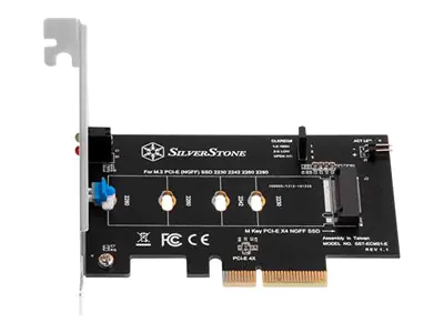 SilverStone SST-ECM21-E - Speicher-Controller - M.2 - M.2 NVMe Card - PCIe x4