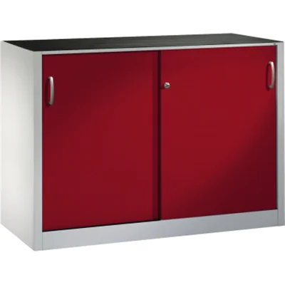 C+P Werkzeugschrank 215609S10057 Schiebetür 1000x1600x500mm lgr/rrt