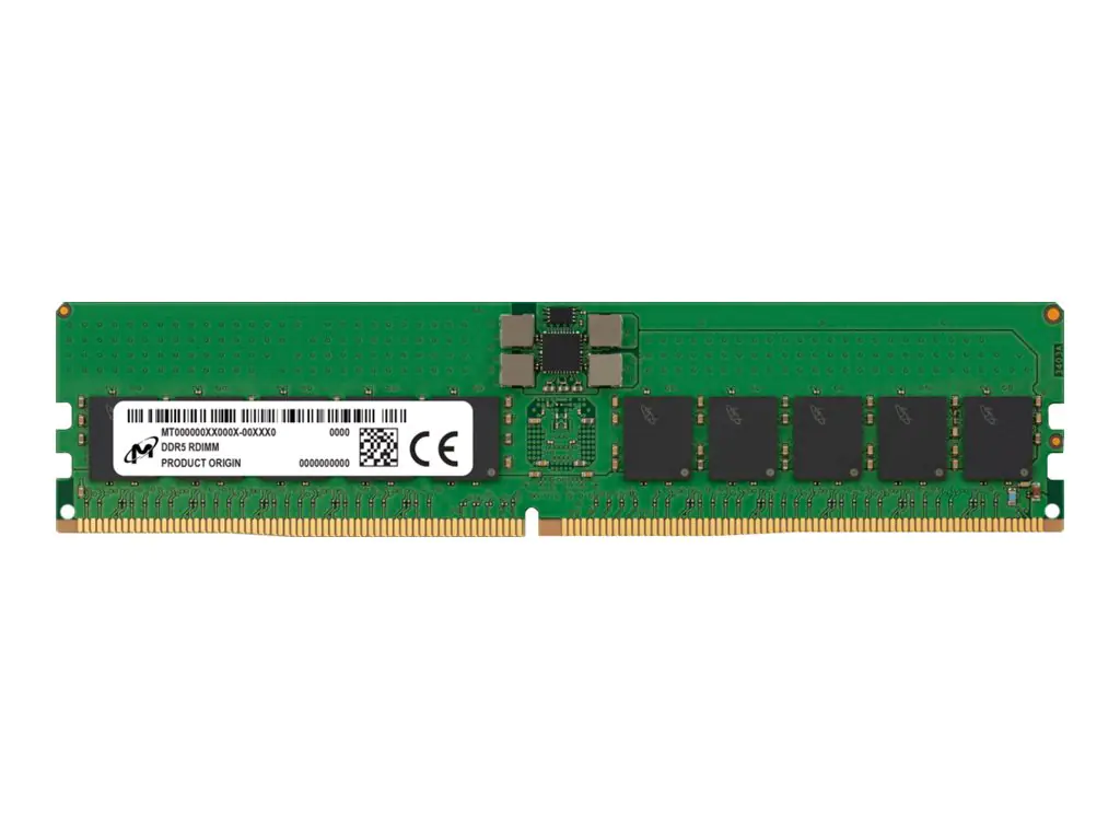 Micron - DDR5 - Modul - 32 GB - DIMM 288-PIN - 4800 MHz / PC5-38400 - CL40 - 1.1 V - ECC