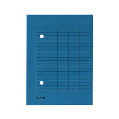 Falken Umlaufmappe DIN A4 250g/m² Manilakarton, recycelt blau 100 St./Pack.