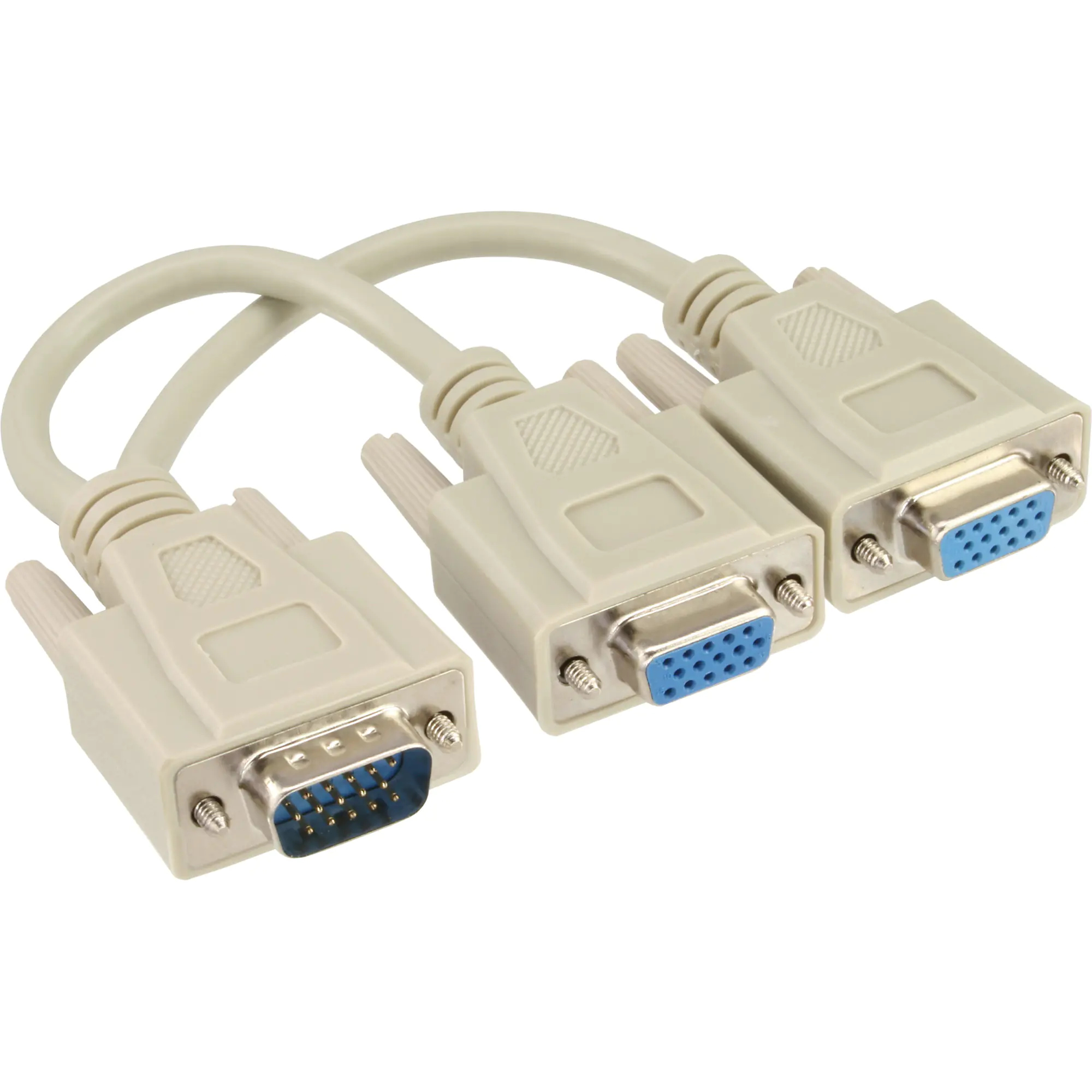 InLine - VGA-Adapter - HD-15 (VGA) (W) zu HD-15 (VGA) (M) - Daumenschrauben