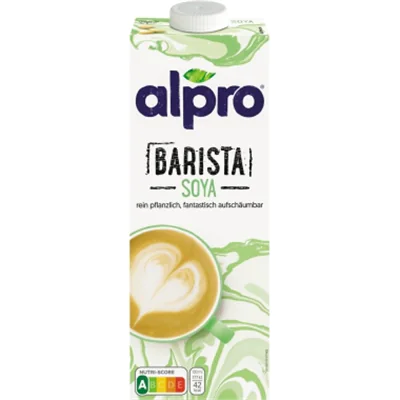 Alpro Pflanzendrink Barista Soja 8 x 1 l/Pack.
