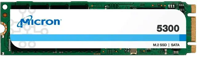 Micron 5300 - SSD - 480 GB - intern - M.2 - SATA 6Gb/s - für ThinkAgile HX33XX Certified Node; MX3330-H Appliance; MX3531-H Hybrid Certified Node