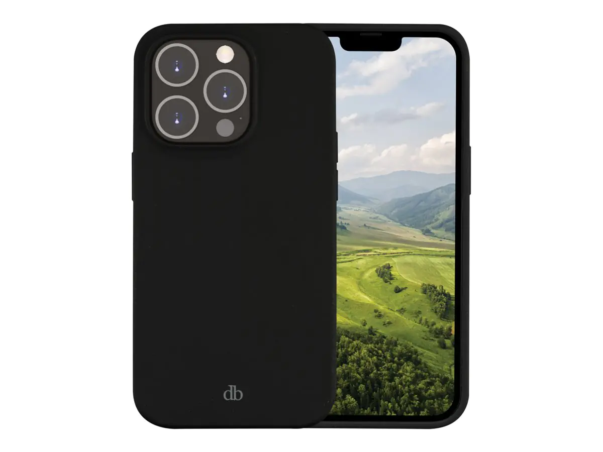 dbramante1928 Costa Rica - Hintere Abdeckung für Mobiltelefon - Silikon - Night Black - für Apple iPhone 14 Pro Max