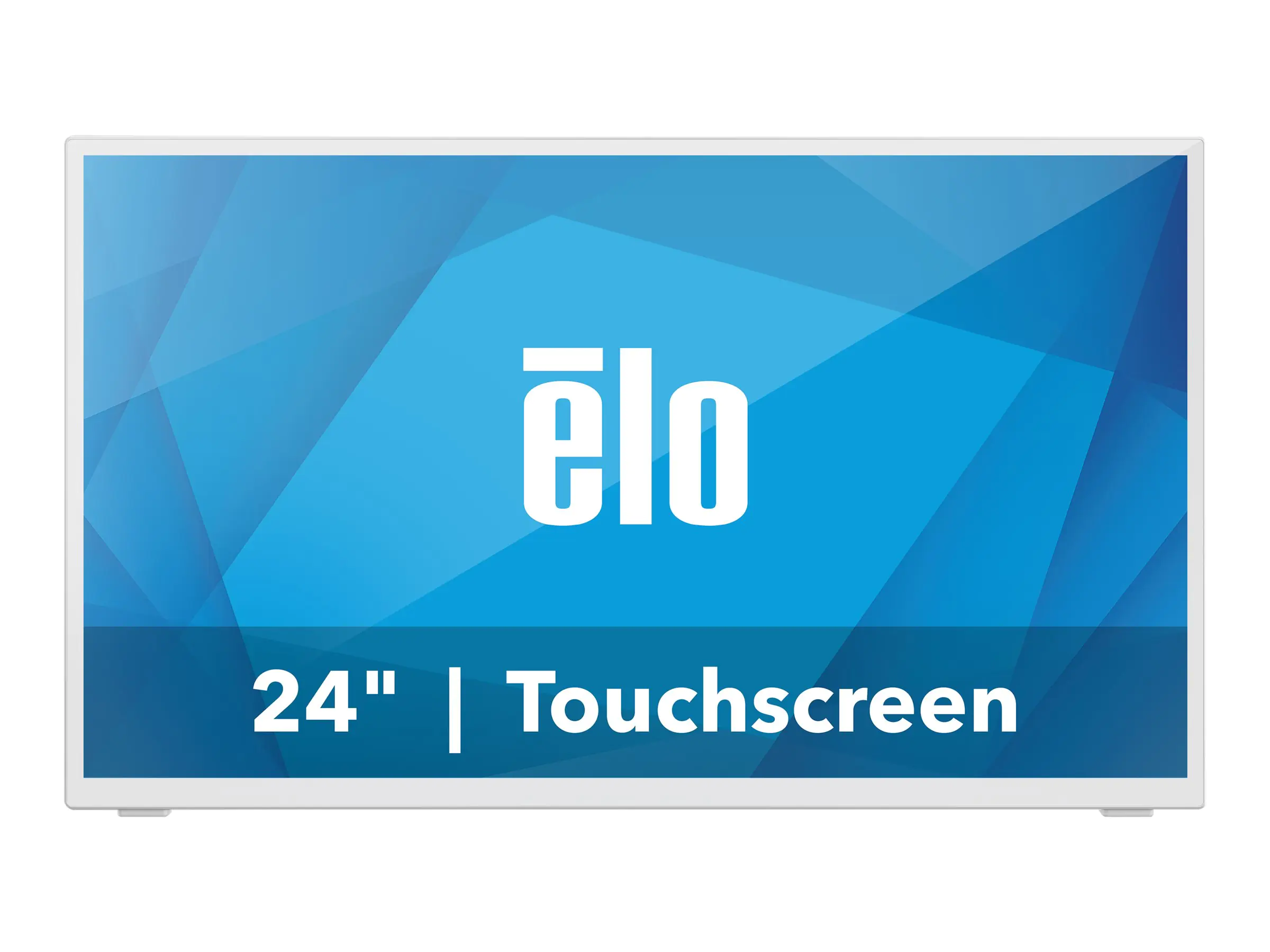 Elo 2470L - LCD-Monitor - 61 cm (24") (23.8" sichtbar) - Touchscreen - 1920 x 1080 Full HD (1080p) @ 60 Hz - 250 cd/m² - 16 ms - HDMI, VGA, DisplayPort - Lautsprecher - weiß