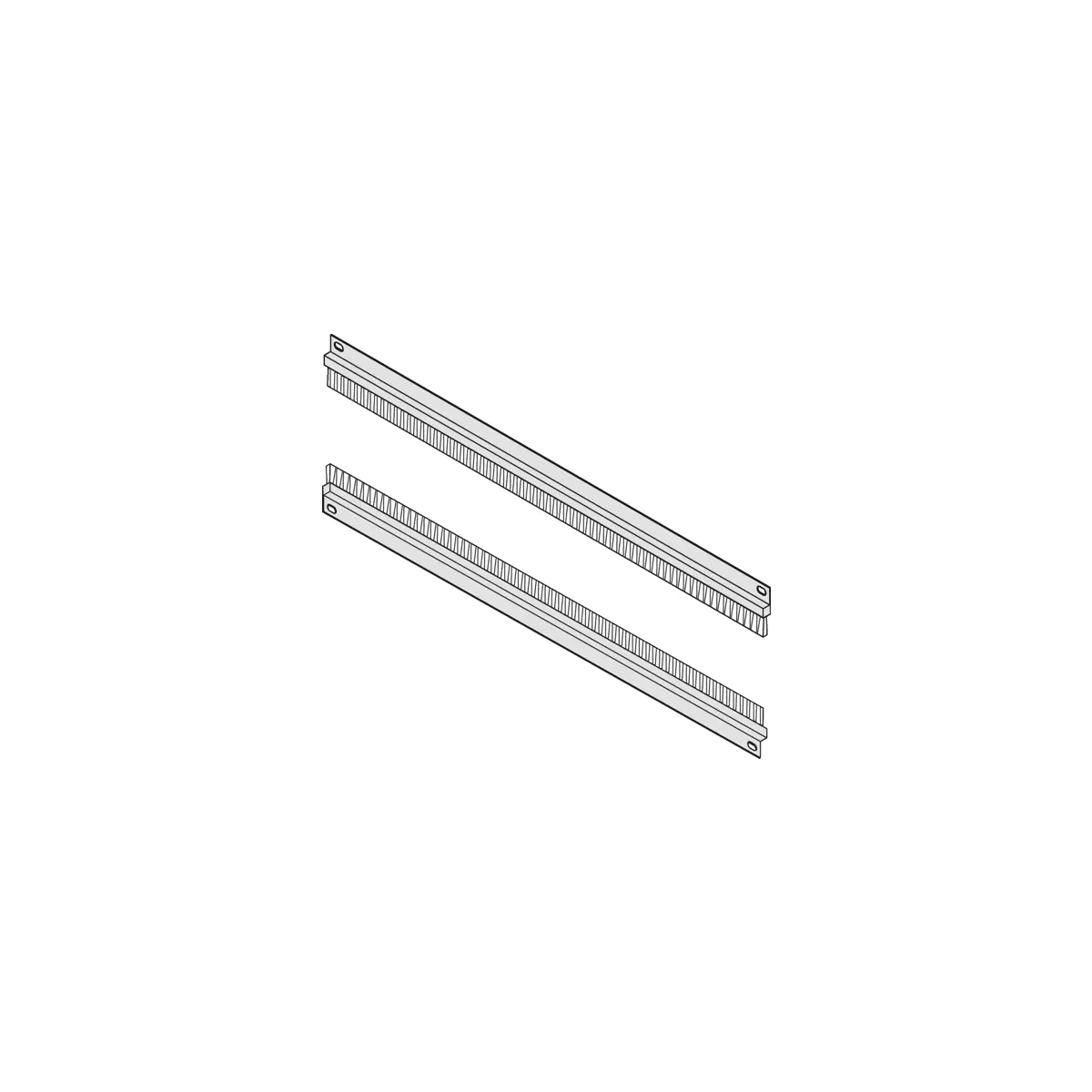 SCHROFF 60118-437, Kabelkanal, Silber, Aluminium, 1U, 48,3 cm (19"), 43,6 mm 60118437