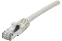 exertis Connect - Patch-Kabel - RJ-45 (M) zu RJ-45 (M) - 5 m - abgeschirmt F/UTP - CAT 6 - halogenfrei, ohne Haken - Grau