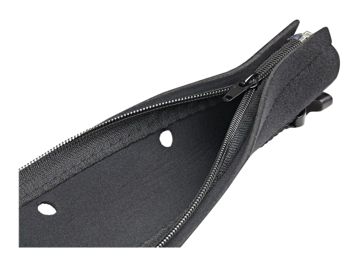 StarTech 40" (1m) Neoprene Cable Management Sleeve with Zipper & Buckle, 1.2" (3cm) Diameter, Computer/PC Power/Network/AV Cord Cover/Manager, Flexible Cable Organizer Wrap, Black - Cable Manager Sleeve (WKSTNCMZP) - Kabelmanagement-Tülle - Schwarz - 1 m