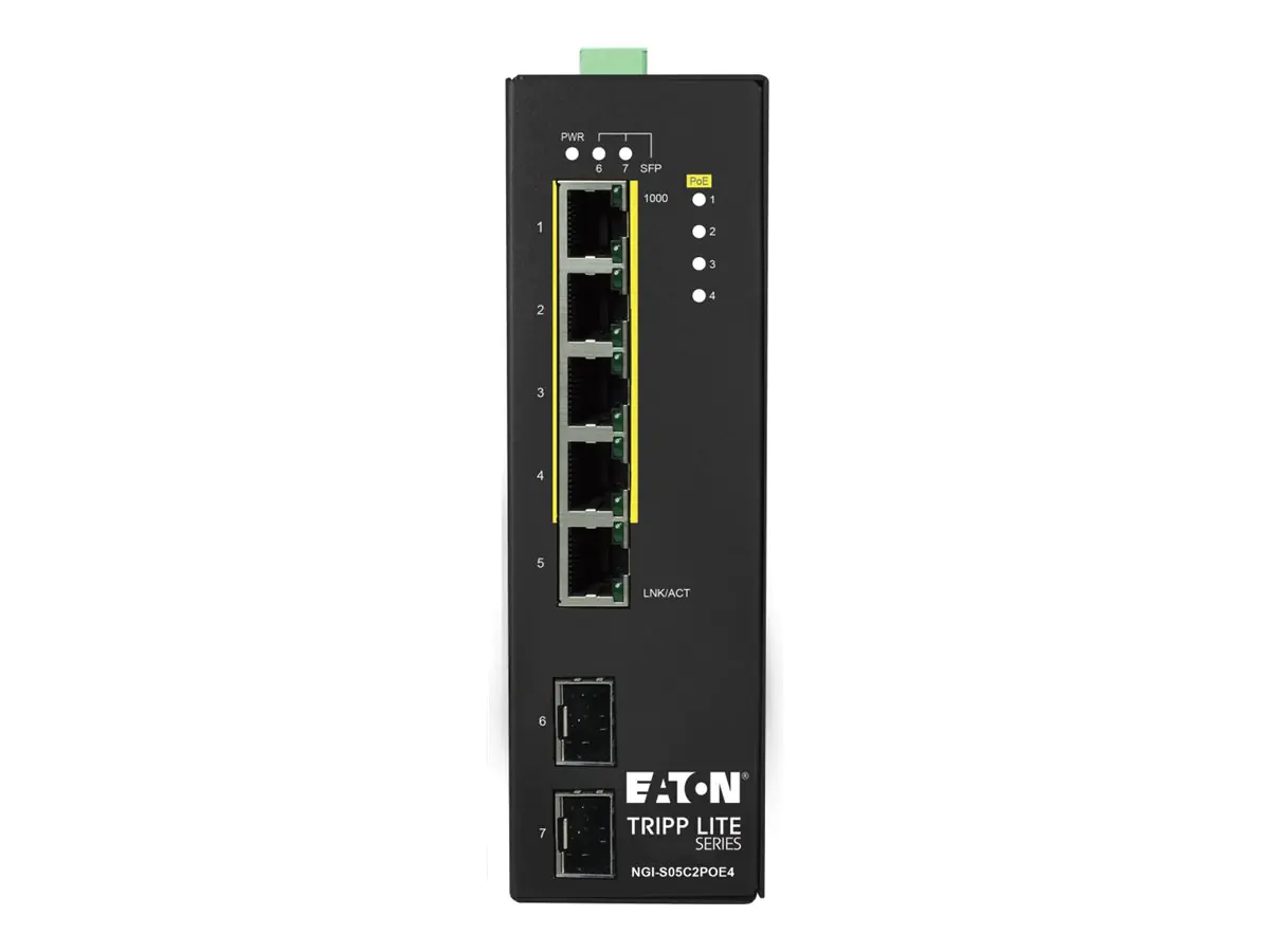 Tripp Eaton Tripp Lite series 5-Port Lite Managed Industrial Gigabit Ethernet Switch - 10/100/1000
