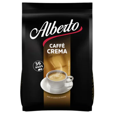 Alberto Kaffeepad Caffè Crema füllig, fein Intensität: 5 36 x 7 g/Pack.