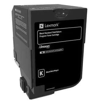 Lexmark - Schwarz - Original - Tonerpatrone LCCP, LRP - für Lexmark CS720de, CS720dte, CS725de, CS725dte, CX725de, CX725dhe, CX725dthe